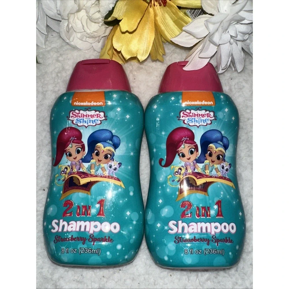 Nickelodeon Shimmer Shine 2 In 1 Shampoo Conditioner Strawberry Sparkle 8oz Kids